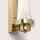 Wandleuchte Metall & Glas Lunara LED 2xE14  Dimmbar Gold Vintage Wandlampe Warmweiß