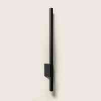 LED Wandleuchte Lunavio 12W 80cm Aluminium IP65 Modern Schwarz