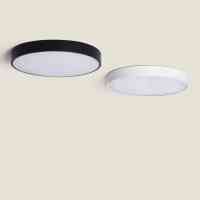 LED Deckenleuchte Rund Lumivara 30W Ø400mm CCT Metall Modern Schwarz