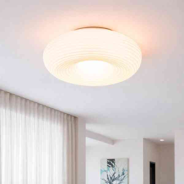 LED Deckenleuchte Rund Circula Pro 48W Ø500 mm Modern Weiß CCT