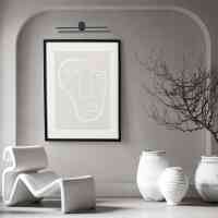 LED Wandleuchte Aurelia Slim 6W IP44 3000K Moderne Spiegelleuchte 40 cm