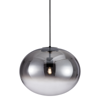 Pendelleuchte Glas Kugel Rauchglass Ø40 cm E27...