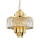 Kristall Kronleuchter Margaux Gold Ø55 cm 9xE14 Luxus Pendelleuchte Gold