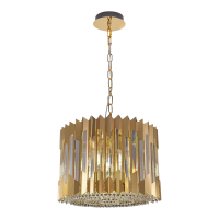 Kristall Kronleuchter Lexora Gold mit E14 Dimmbar Luxus...