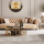 Kristall Kronleuchter Lexora Gold mit E14 Dimmbar Luxus Pendelleuchte Gold