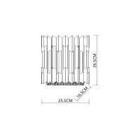 Kristall Wandleuchte Lexora -wand 2xE14 Luxus Wandlampe Gold mit Kristallen