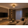 Kristall Deckenleuchte Aspena Gold 6xE14 Ø45 cm Luxus Deckenlampe Gold