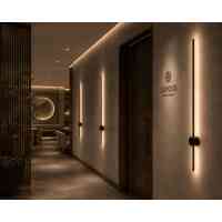 Indirekt GRAZIANO WALL 100 BK LED Wandleuchte 100 cm Schwarz 16W 3000K