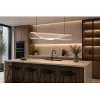 LED Design Pendelleuchte Schwarz Acryl Transparent Dimmbar Esstisch 3000K