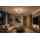 LED Design Deckenleuchte Schwarz Acryl Transparent 3000K Moderne Wohnzimmerlampe