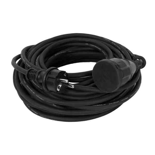Verlängerungskabel 5m IP44 Outdoor 3x1,5mm² EU Schutzkontakt Stecker Garten Baustelle