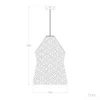 Rattan Pendelleuchte E27 Natur Ø35 cm – Boho Hängeleuchte aus Rattan für Esszimmer, Wohnzimmer & Schlafzimmer