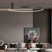 Anello Deckenleuchte Ring 90cm Schwarz CCT Funktion Lichtfarbtemperatur verstellbar