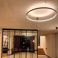 Anello L LED Ring-Deckenleuchte Ø 90 cm Schwarz 49W CCT 3000/4000/6000K