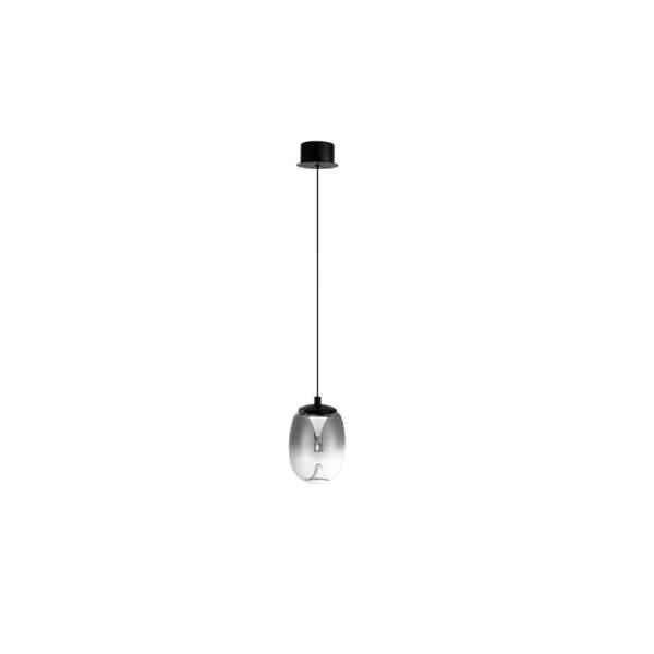 LED Pendelleuchte PAMELA 11 Smoky  Ø11 cm Glas Rauchgrau 5W 3000K