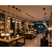 LED Pendelleuchte PAMELA 20 Smoky  Ø20 cm Glas Rauchgrau 8W 3000K
