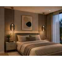 LED Pendelleuchte PAMELA 27 Smoky Ø27 cm Bernstein Glas 15W 3000K