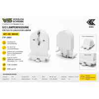 Vossloh-Schwabe 108438 G13 Lampenfassung T8 T12 Einsteckfassung ENEC