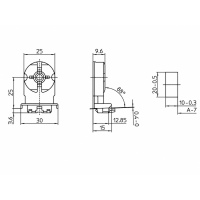Vossloh-Schwabe 108438 G13 Lampenfassung T8 T12 Einsteckfassung ENEC