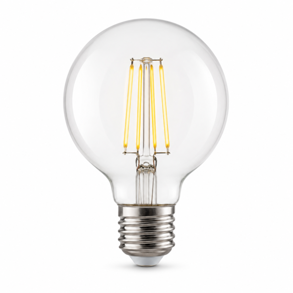 LED Filament G80 E27 5W 600lm 2700K Amber Vintage Globe Nicht Dimmbar