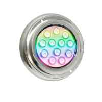 LED Unterwasserstrahler RGB 12W 12V IP68 Edelstahl 316...