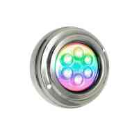 LED Unterwasserstrahler RGB 6W 12V IP68 Edelstahl 316...