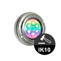 LED Unterwasserstrahler RGB 6W 12V IP68 Edelstahl 316...