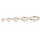 LED Ringleuchte Gold Ø40-120 cm CCT dimmbar ab 60 cm