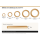 LED Ringleuchte Gold Ø40-120 cm CCT dimmbar ab 60 cm