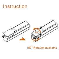 LED-Linearleuchte 120 cm 36 W 5CCT 4.680 lm IP44 – verbindbares Stecksystem