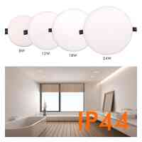 LED-Einbauleuchte 12 W Trimless Downlight CCT 3000/4000/6000 K OSRAM Chip IP44 Ø145 mm
