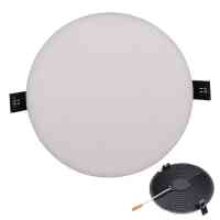 LED-Einbauleuchte 12 W Trimless Downlight CCT 3000/4000/6000 K OSRAM Chip IP44 Ø145 mm