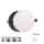 LED-Einbauleuchte 12 W Trimless Downlight CCT 3000/4000/6000 K OSRAM Chip IP44 Ø145 mm