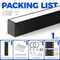 Stecksystem LINEORA  lineare LED Pendelleuchte 120 cm – 40W, 5200 lm, 3CCT