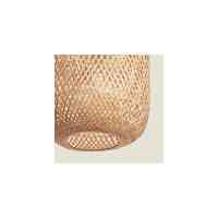 Bambora Pure Bambus-Pendelleuchte Natur Ø 30 cm E27 – handgeflochtenes Boho Design