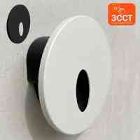 Runde LED-Wandeinbauleuchte 3W 3CCT IP65 Ø91 mm...