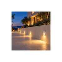 Runde LED-Wandeinbauleuchte 3W 3CCT IP65 Ø91 mm Weiß/Schwarz 100 lm