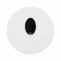Runde LED-Wandeinbauleuchte 3W 3CCT IP65 Ø91 mm Weiß/Schwarz 100 lm