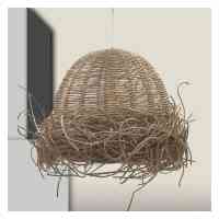 Natura Bambus Weave 45 Pendelleuchte aus Seegras Natur Ø45 cm E27