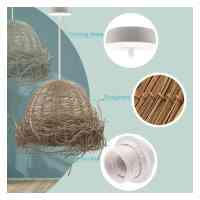 Natura Bambus Weave 45 Pendelleuchte aus Seegras Natur Ø45 cm E27