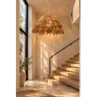 Natura Loom 58 Rattan-Pendelleuchte E27 Natur Ø 58 cm – Design-Hängeleuchte