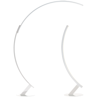 KDLN Standleuchte Kyudo Weiß – Dimmbar – Modernes Bogen-Design – 2700K Warmweiß